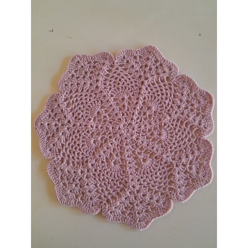 toalhinha jogo americano croche pequeno Fiore