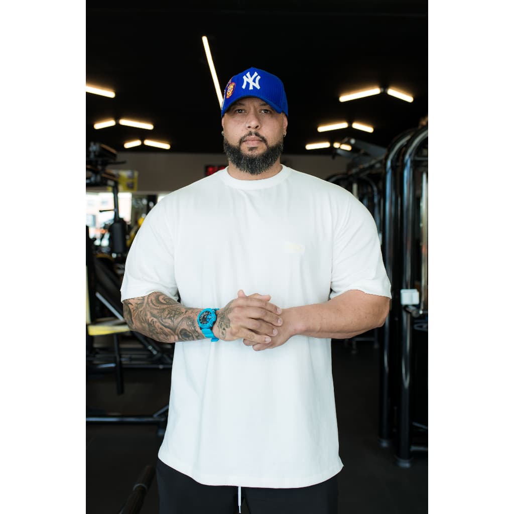 Camiseta Oversized Masculina 100% Algodão Puro Plus Size Bodybuilder Treino Academia Casual