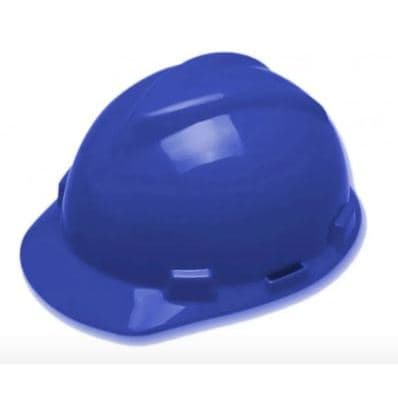 Casco Capacete MSA VGard Obra Altura Cor Azul Bic