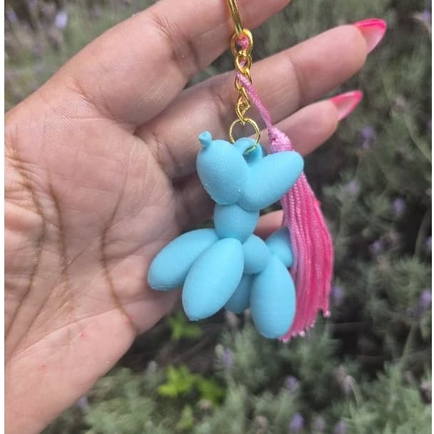 Chaveiro Cachorrinho de Balão (balloon dog)/Pinterest/tendência/Envio rápido/AcessorioAesthetic