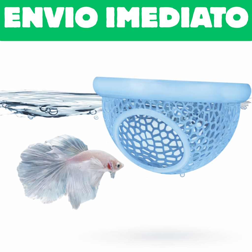 Esconderijo Flutuante para Peixe Betta – Toca Cama Folha de Descanso para Aquário | Abrigo Betta Leaf Bed Aquarismo Deco