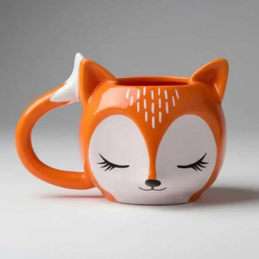 Caneca 3D Raposa Pequeno Príncipe Raposinha Fox Cerâmica