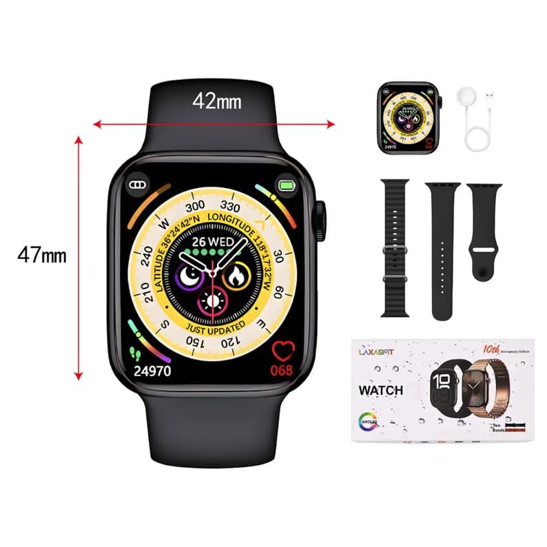 Smartwatch X 10th – Relógio Inteligente com Funções Fitness