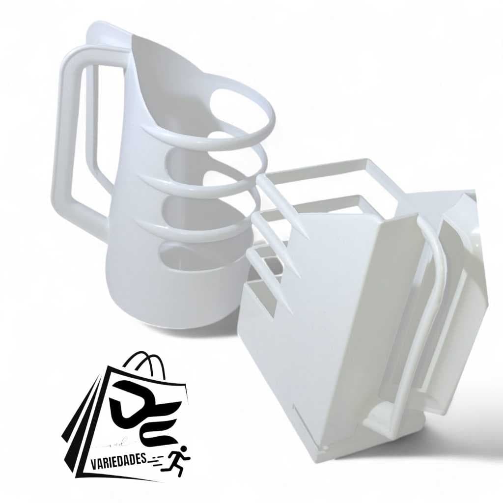 Suporte Organizador de Óleo e Leite para Geladeira Porta Garrafas Plástico