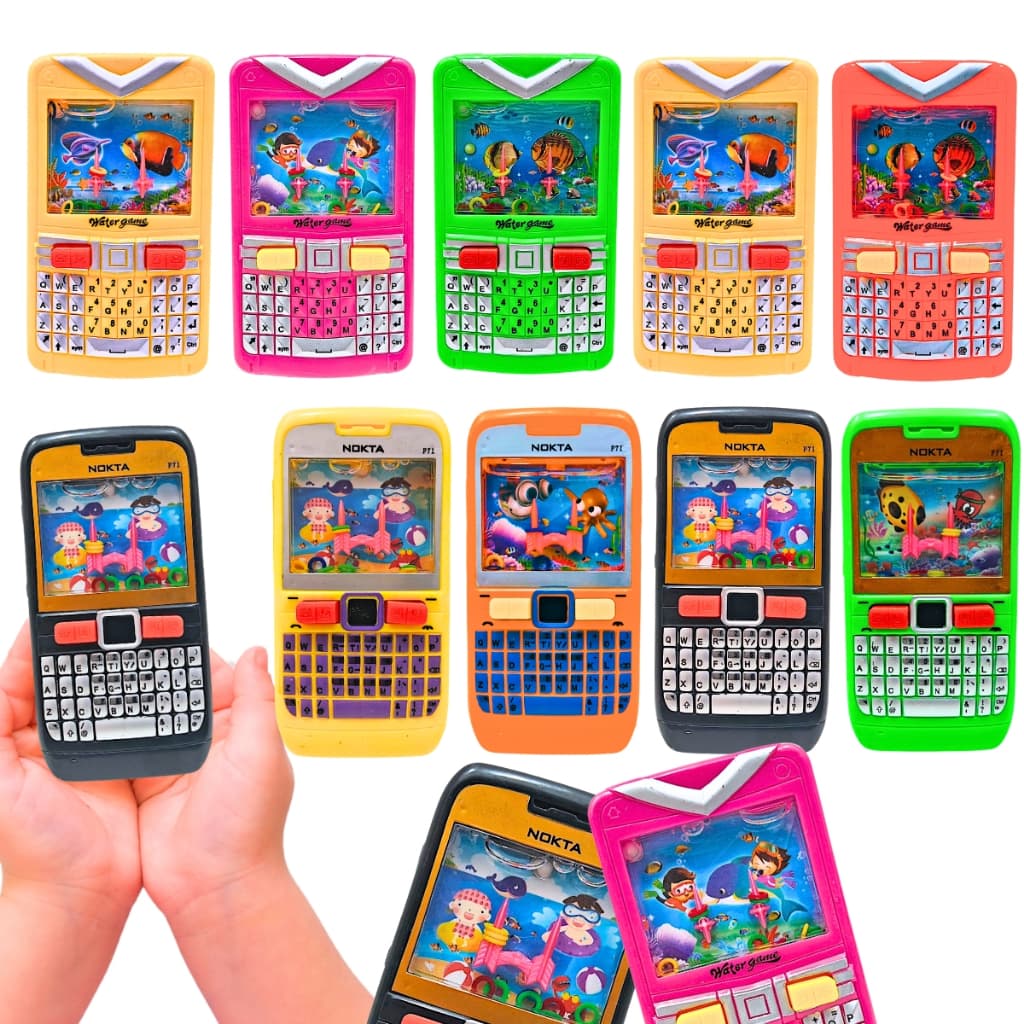 Kit 10 Brinquedo Jogo Argola Joguinho Celular Telefone AquaPlay Lembrancinha Festa Criança Atacado