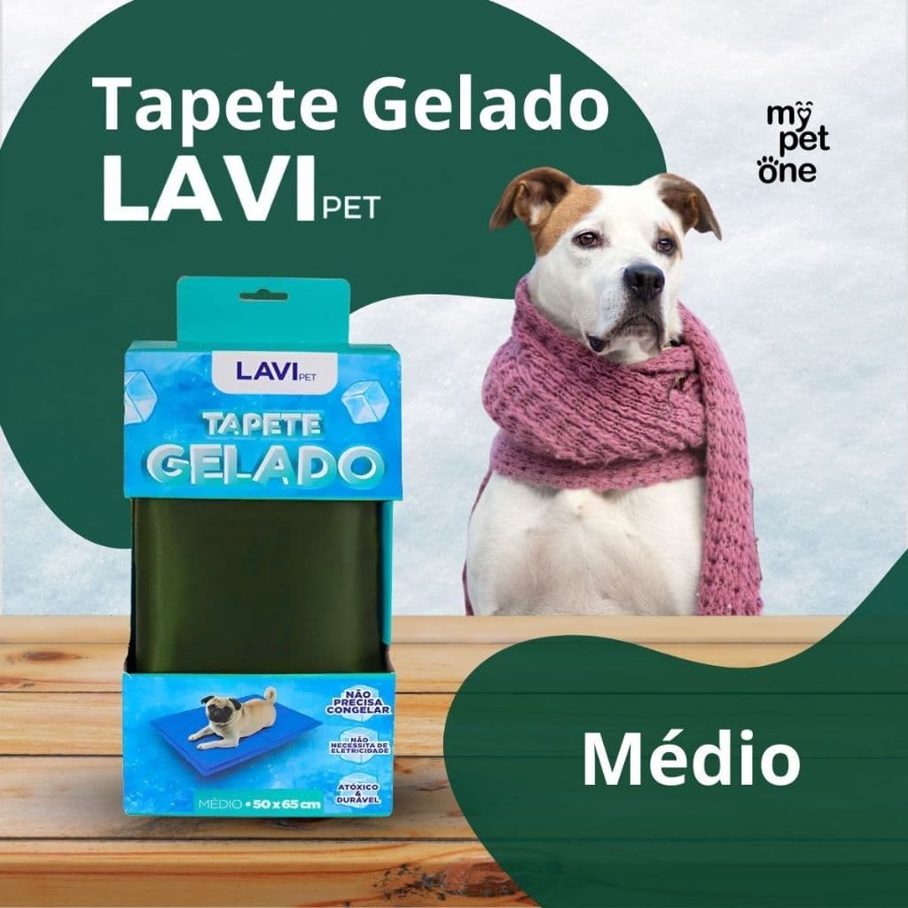 Tapete Gelado Refrescante para Cães Médio 50x65cm Lavi Pet | Anti Calor | Conforto para o Pet
