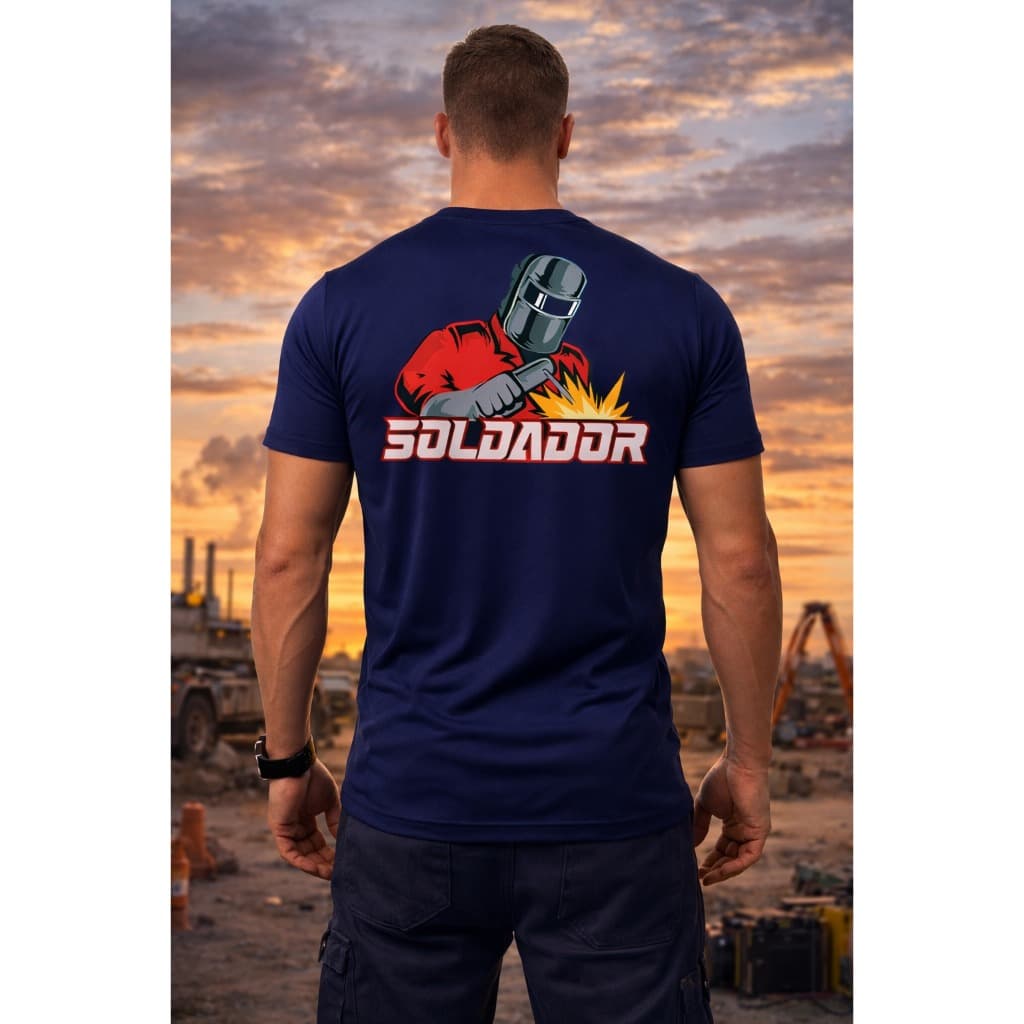 Camiseta Soldagem Profissional Soldador Estampada Uniforme Envio Rápido