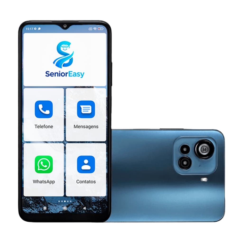 Smartphone SeniorEasy Android para Idosos Facil Utilizacão 128gb/4gb RAM 4G