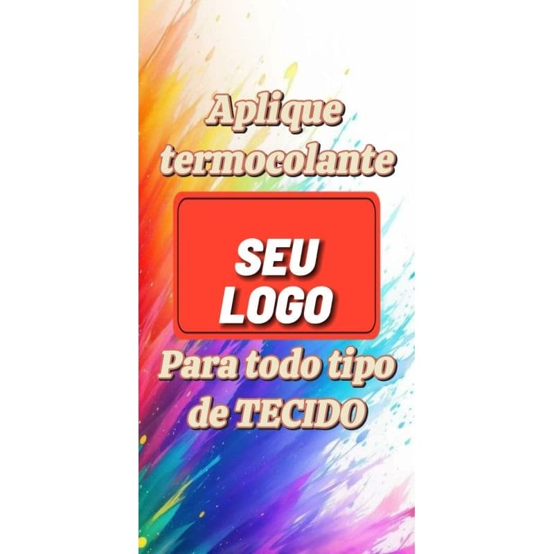 Estampa termocolante personalizada DTF aplique com seu ferro de passar