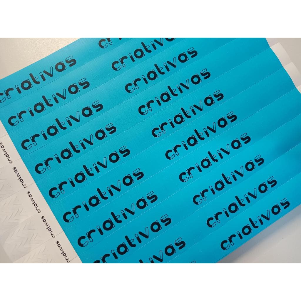 50 100 200 300 Pulseiras de Identificação Personalizadas Eventos Festas Aniversário Casamento Igreja