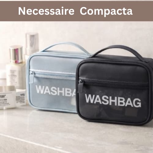Necessaire Maquiagem Bolsa Compacta Organizadora para Viagens e Acessórios