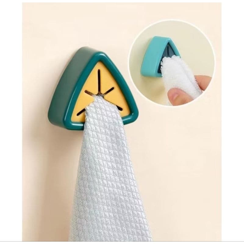 Kit Suporte Porta Pano de Prato Adesivo – Porta Toalha de Cozinha Criativo