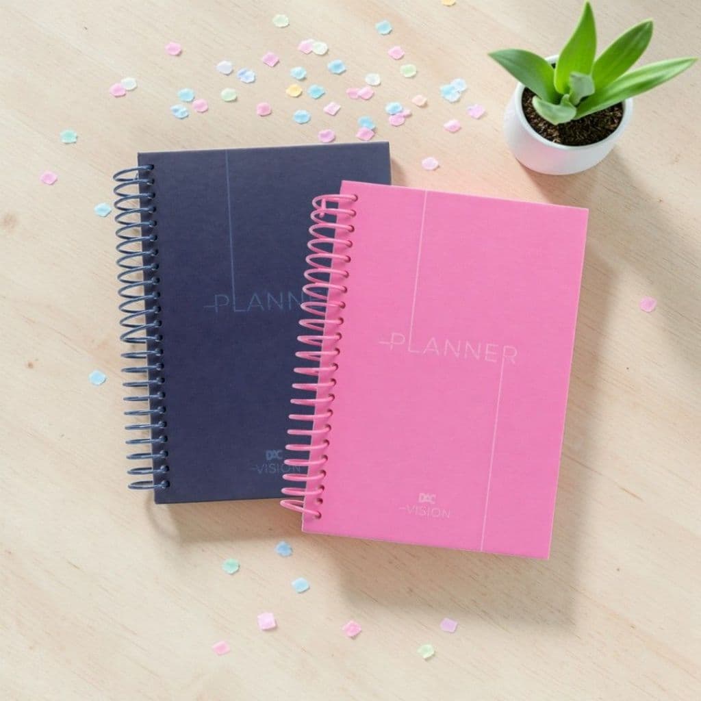 Planner Permanente 2026 Feminino Masculino DAC Vision 96 Folhas Agenda de Planejamento 140x200mm