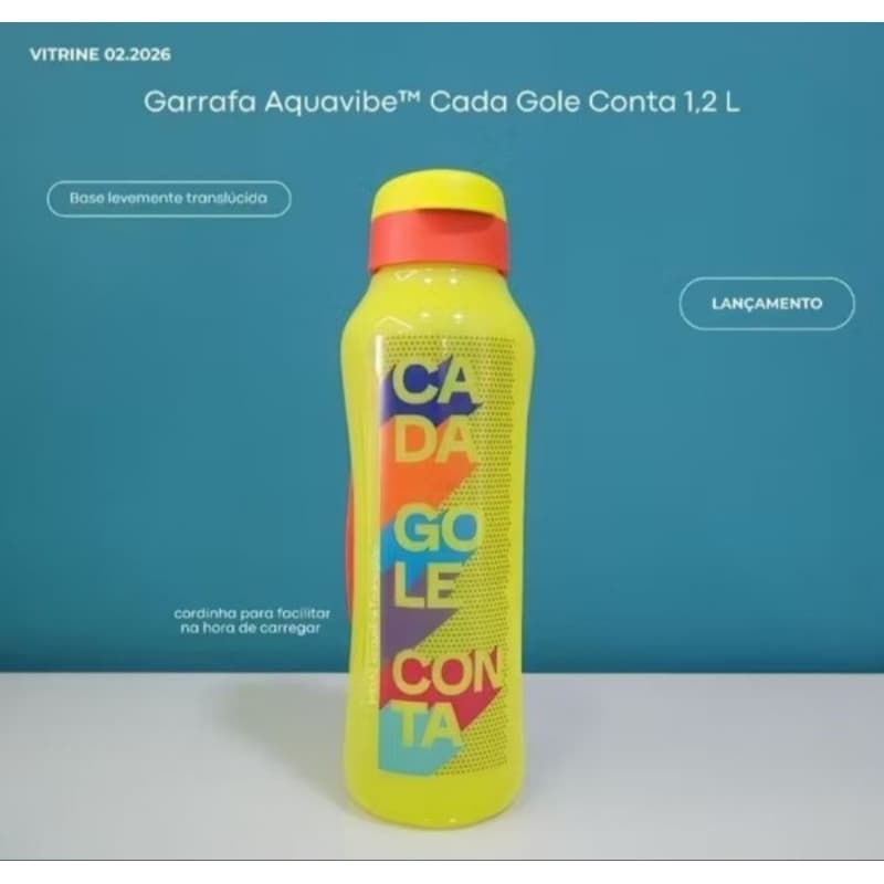 GARRAFA AQUAVIBE 1,2 litros TUPPERWARE