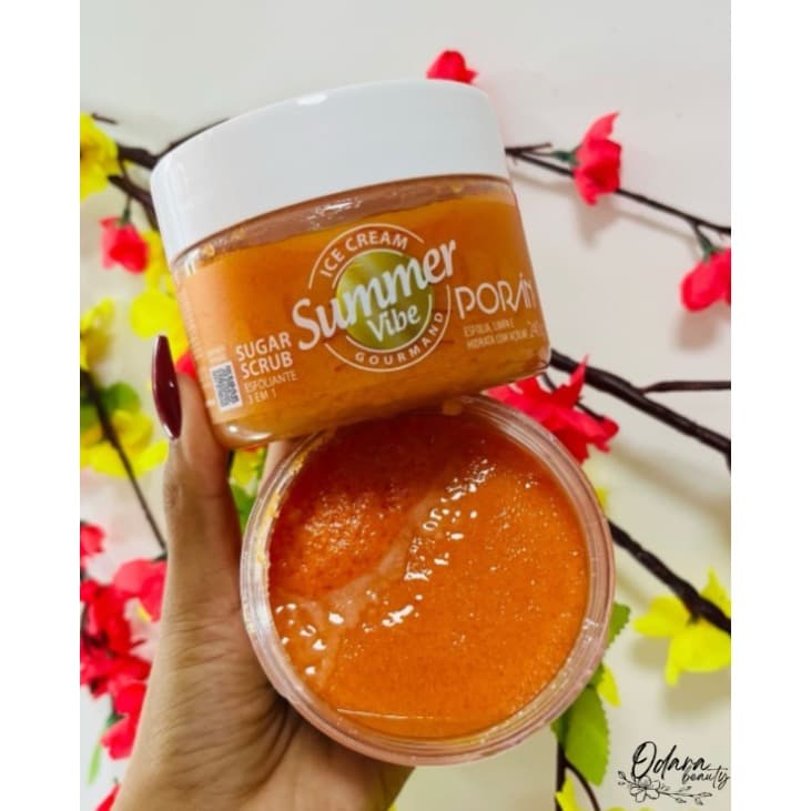 Esfoliante Corporal Porán Summer Vibe Sugar Scrub 240g – Tropical