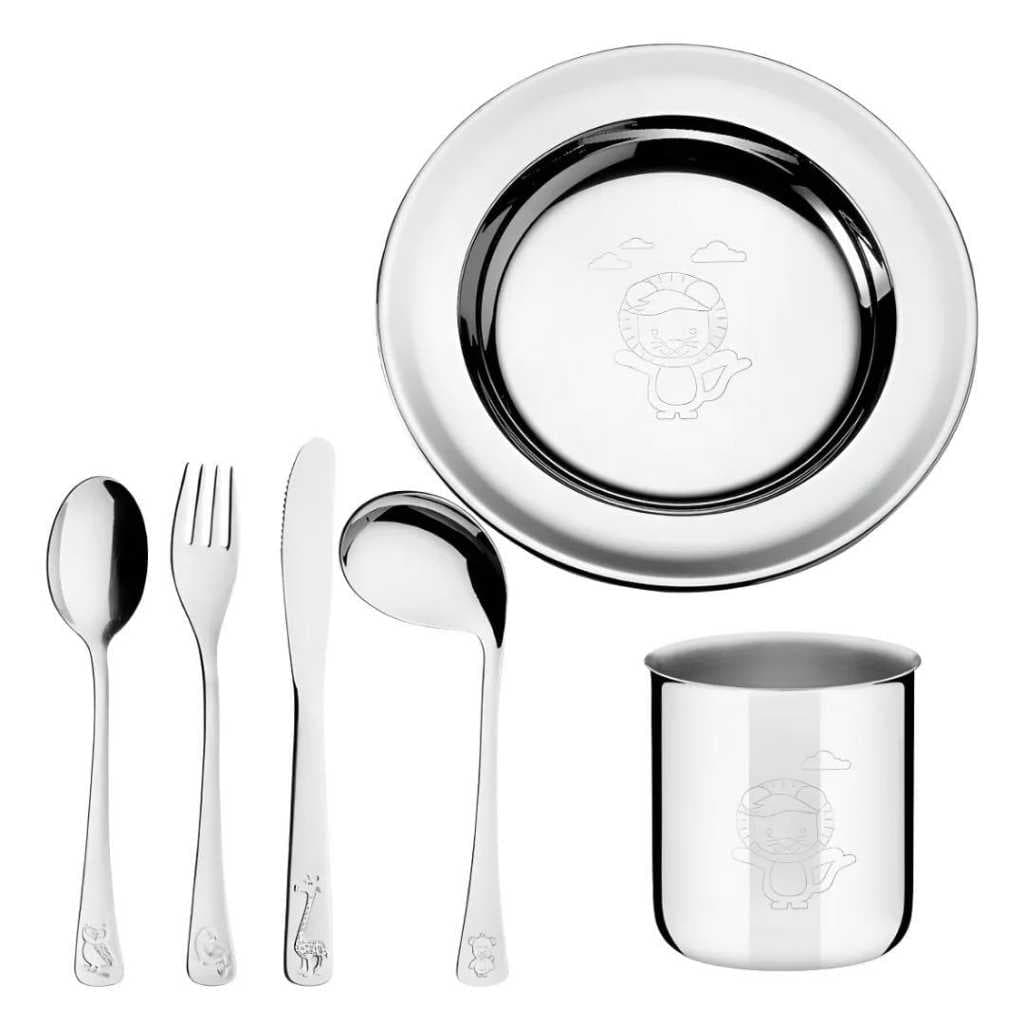 Kit Infantil Tramontina para Refeição em Aço Inox 6 Peças