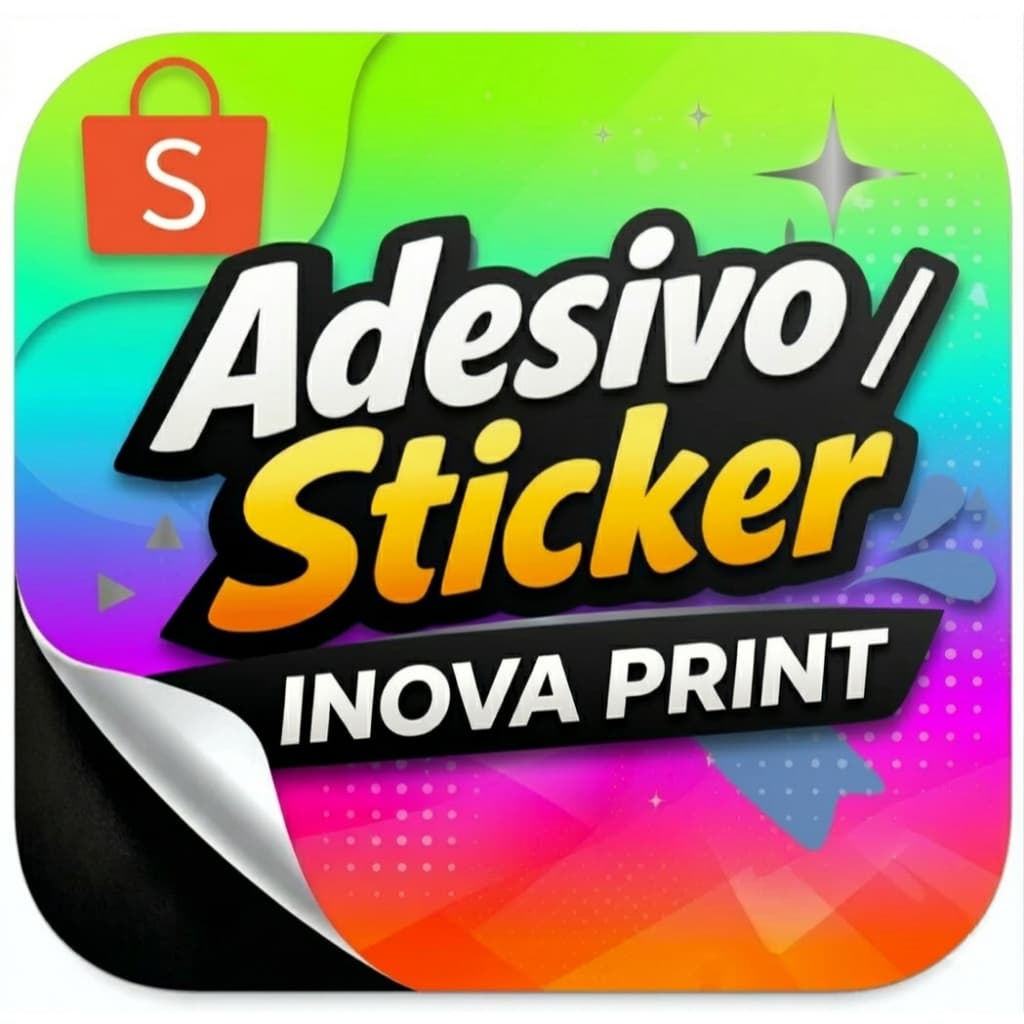 Adesivos personalizados 500 Etiquetas unidades tamanho 4x4cm