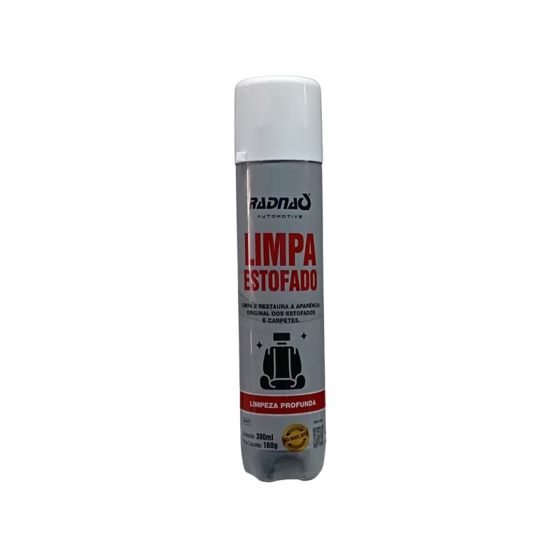 Limpa Estofado Aerossol Radnaq 300 ml — Limpeza Profunda E Restauração De Tecidos E Estofados