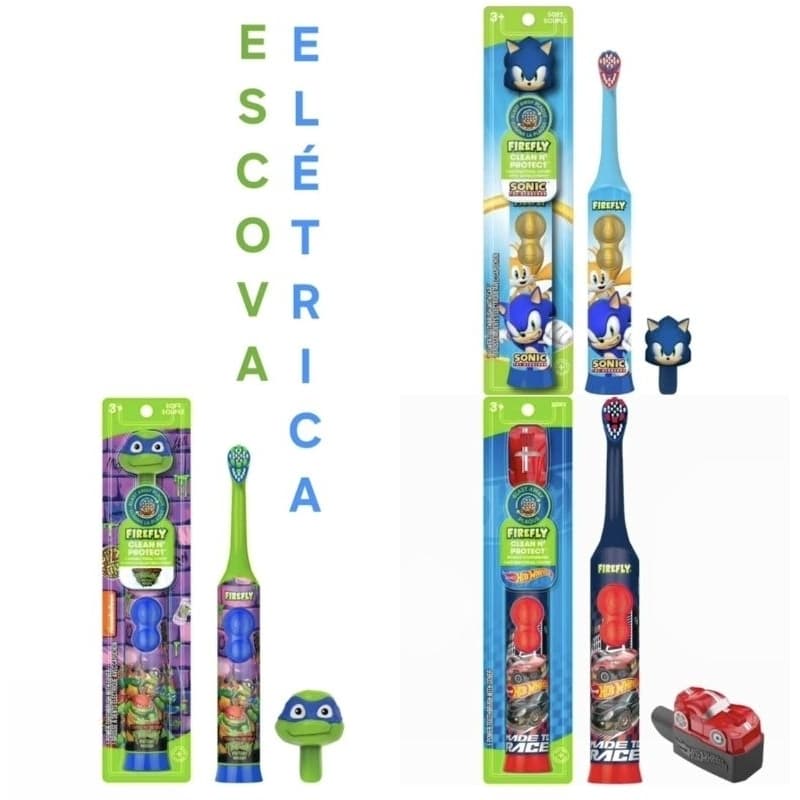 Escova Elétrica Infantil Firefly