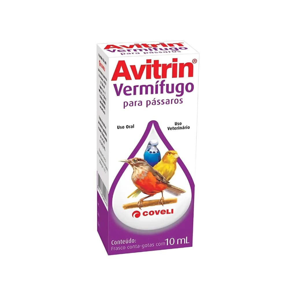 Verme De Aves Passarinho Galinha Pato Ganso Aves 10 ml