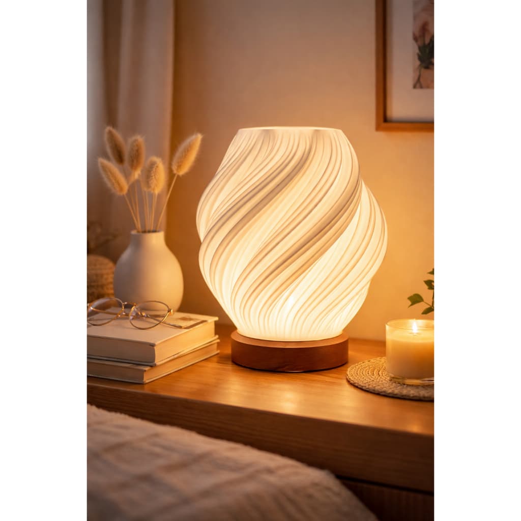 Luminária Makuston Mesa Cabeceira 110V/220V Quarto Sala Escritório