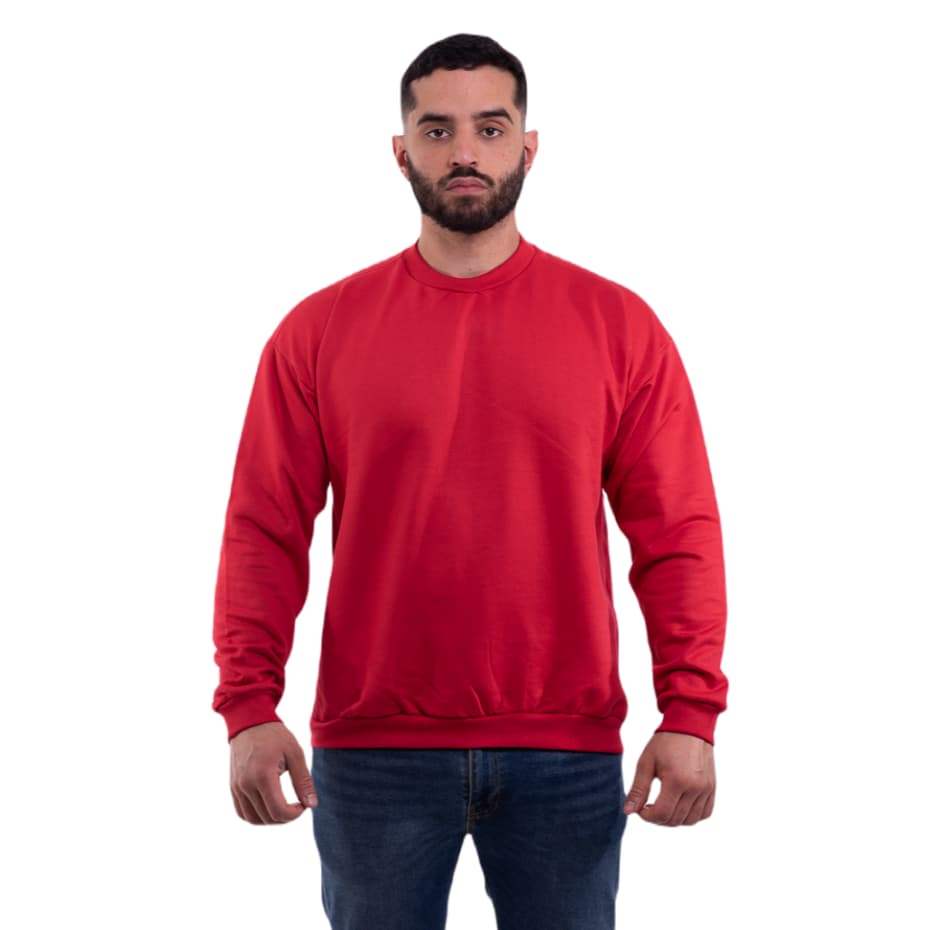 Moletom Gola Careca Lisa Casual Blusa Quente Flanelada Modelo Premium Unissex - Diversas Cores