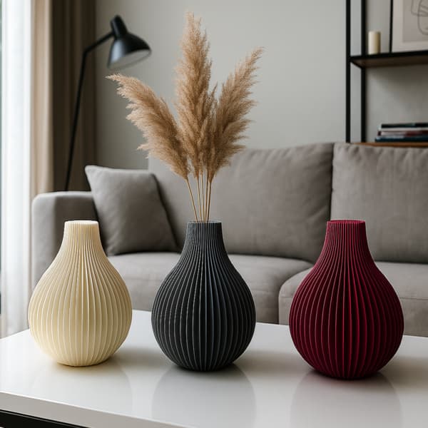 Vaso Decorativo Moderno Verene  – Design Elegante, Minimalista, Alta Qualidade, Ideal para Sala, Escritório e Decoração