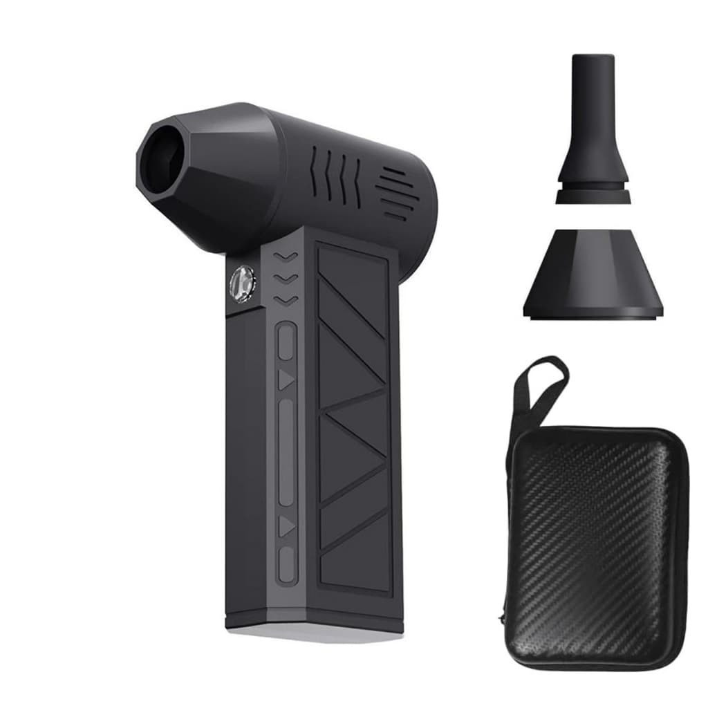 Mini Ventilador Soprador Turbo Jet Fan Poderosa Velocidade Preto