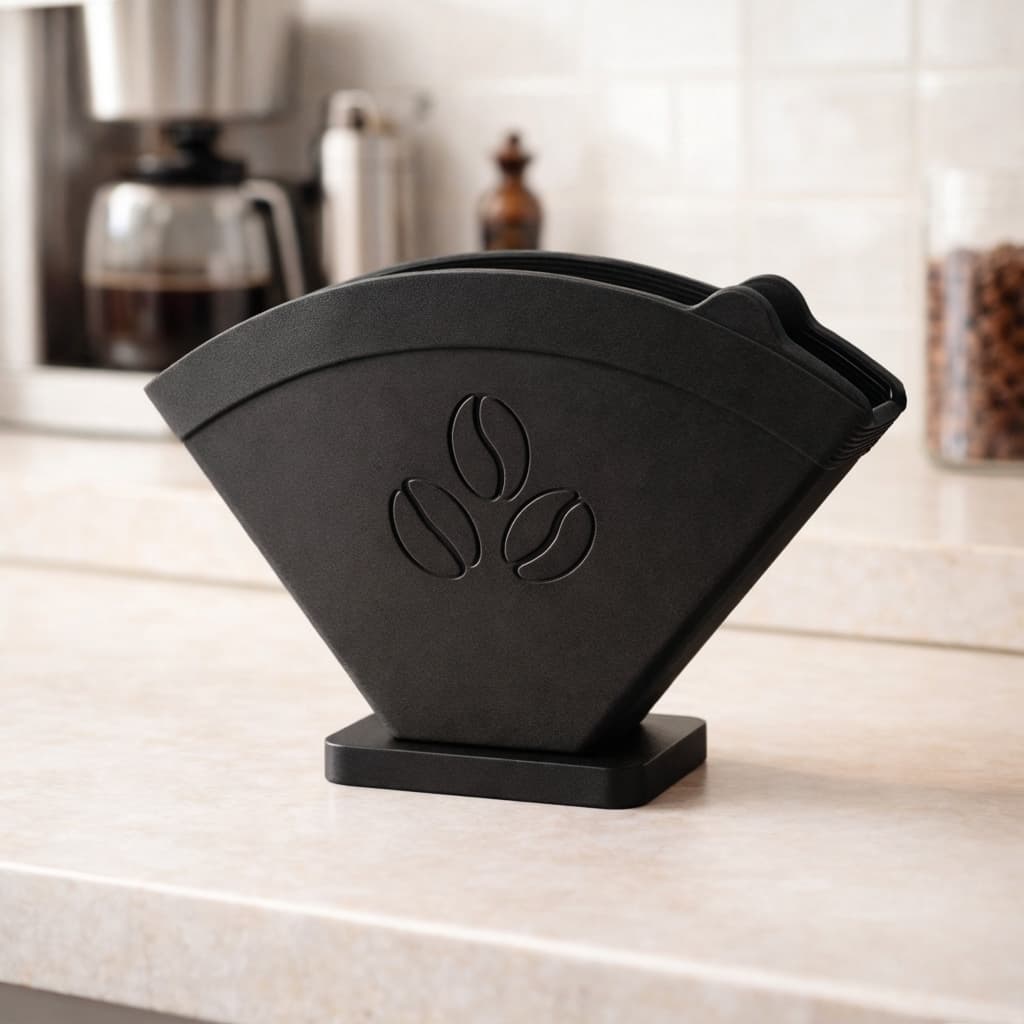 Porta Filtros de Café - Organização Prática - Para Cozinha e Cantinho do Café - Cozinha e Área Gourmet