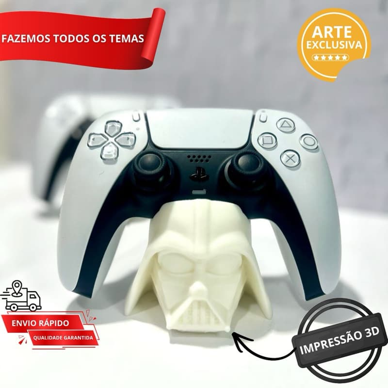 Suporte para Controle PS5 Star Wars | Porta Manete PlayStation 5 | Suporte Gamer Decorativo