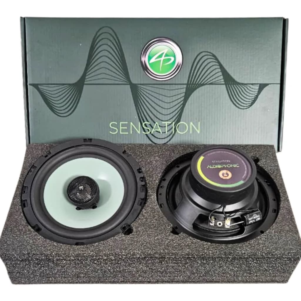 Kit Coaxial Audiophonic Sensation Rms 6 Polegadas Cs650 Cinza