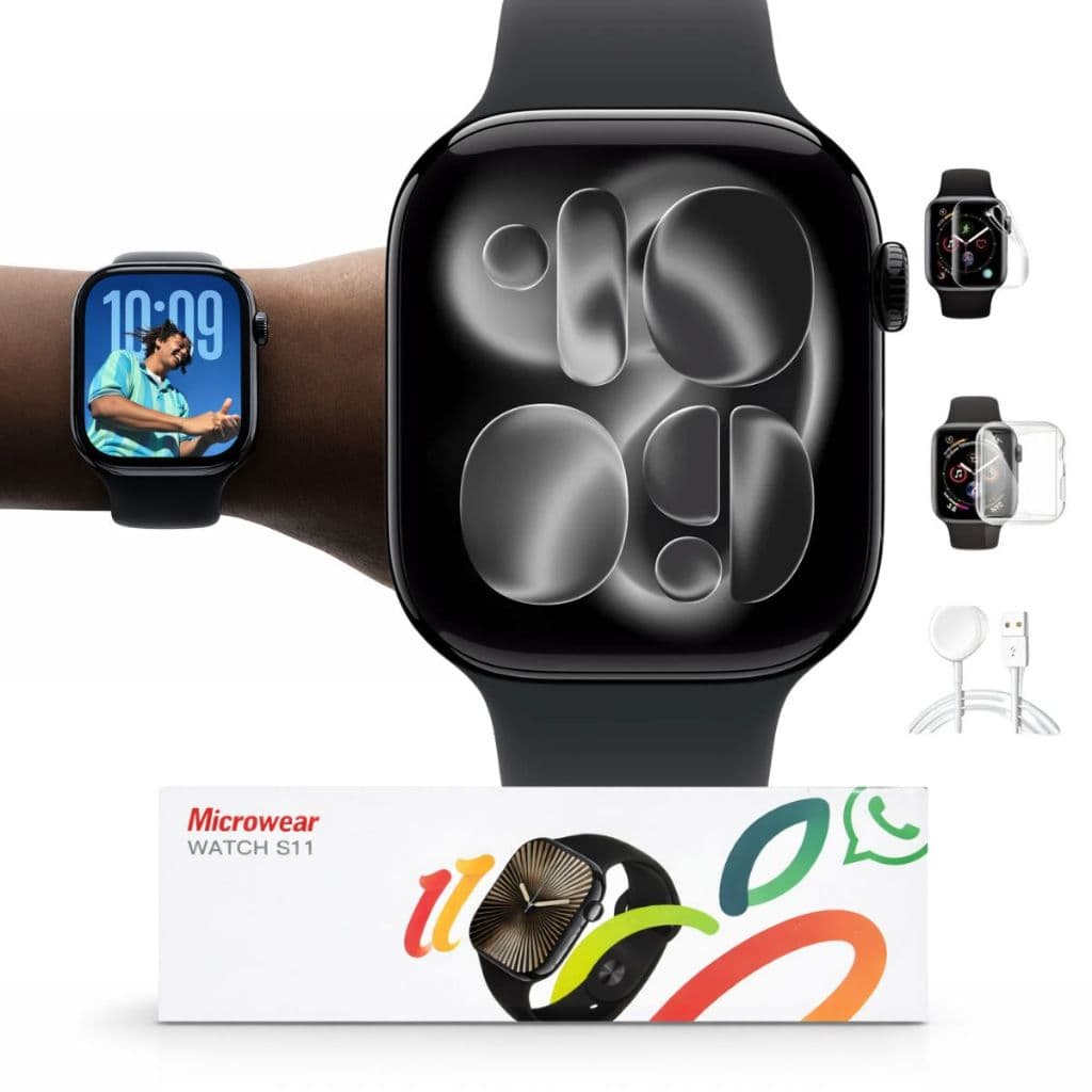 Relogio Smartwatch Feminino Masculino S11 Para Android iPhone Faz Recebe Chamada Notificação