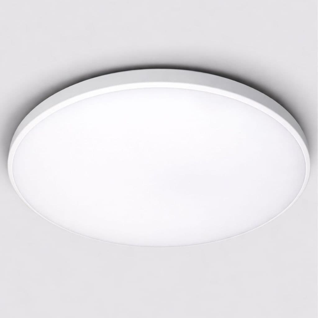 Plafon Led Moderno sobrepor 45w Redondo 3000k (Quente) 4000k (Neutra) 6500k (Frio) 46cm Tipo Orbital - Branco