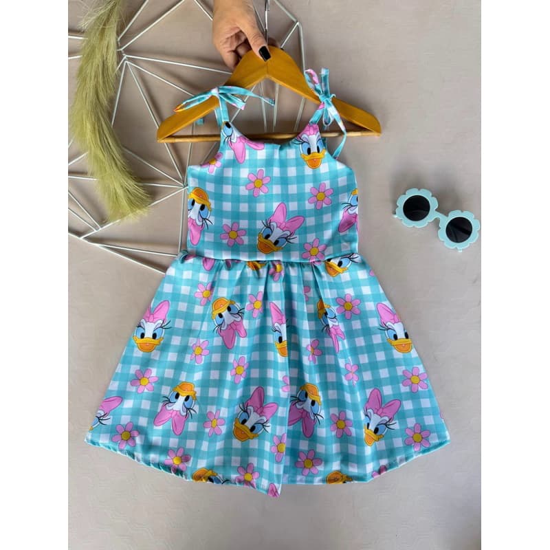 Vestido Margarida - Dayse Duck - Turma da minnie