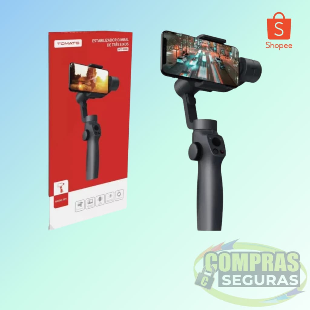 Estabilizador Gimbal 3 Eixos Para Celular Tomate MTY-8009