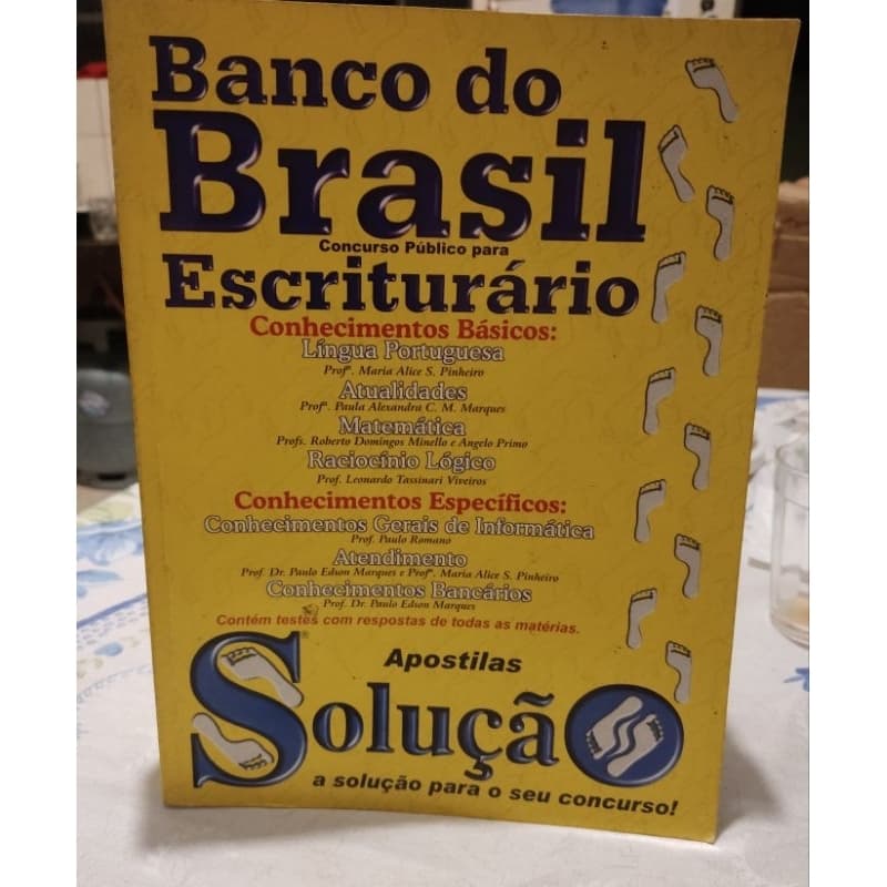 Apostila - Banco do Brasil - Concurso Público - Escriturário