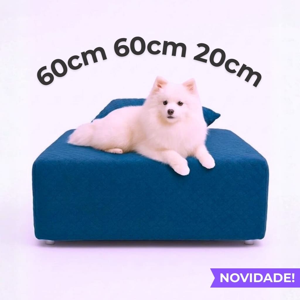 Lençol com Elástico para cama Cachorro Pet 60cm X 60cm X 20cm