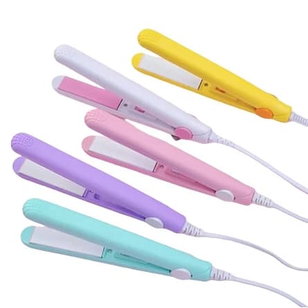 Mini Chapinha Prancha De Cabelo Pequena Portátil Chapinha Profissional Com Case Transporte Bivolt