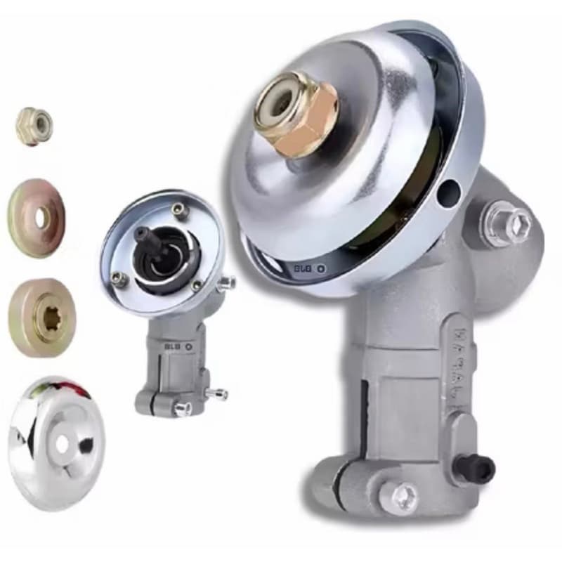 Ponteira Roçadeira Gasolina 9 Estrias com Eixo 28 mm - Completa