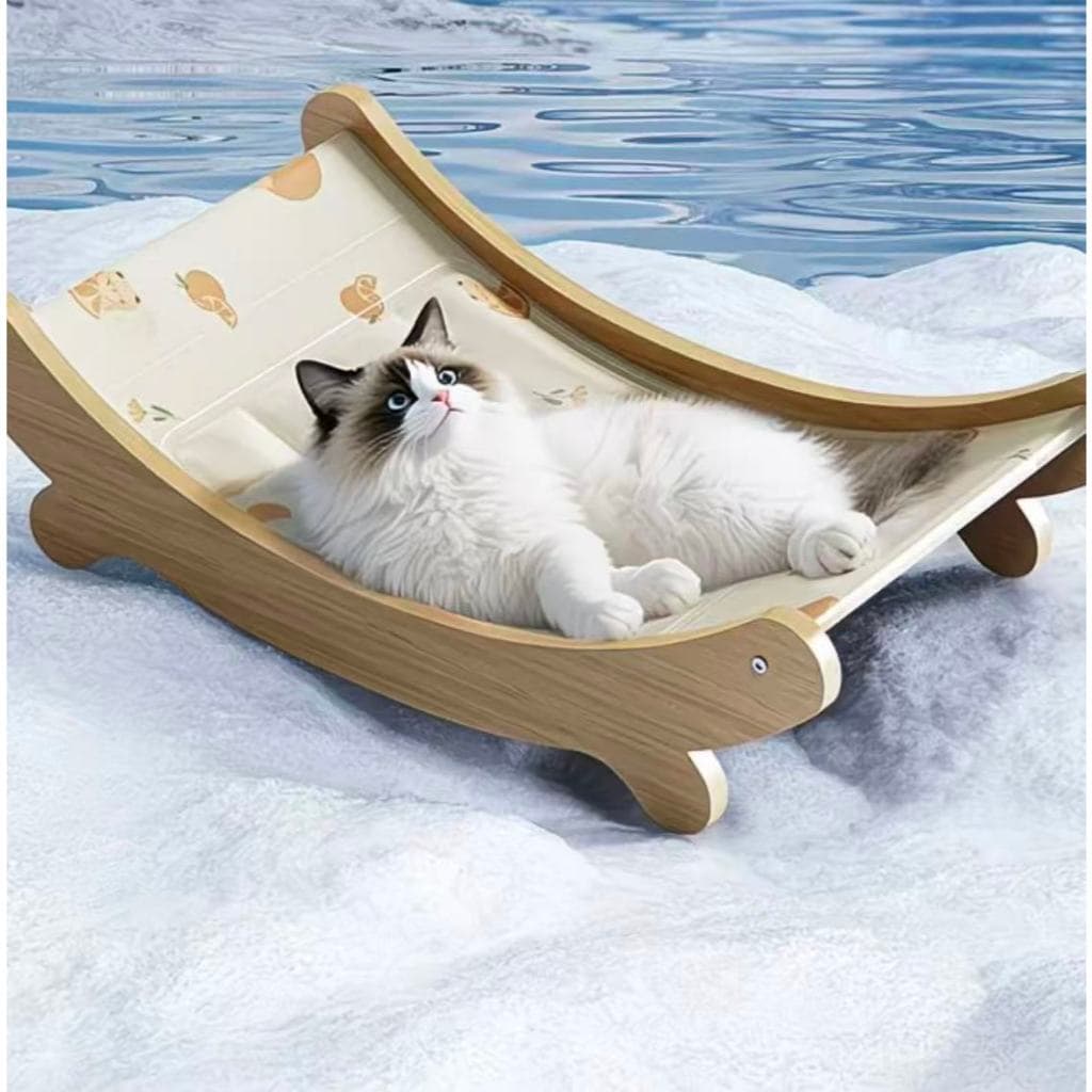 Cama Gel para Gatos e Cachorros Pequenos | Rede Suspensa Fresca Respirável Verão Anti-Calor