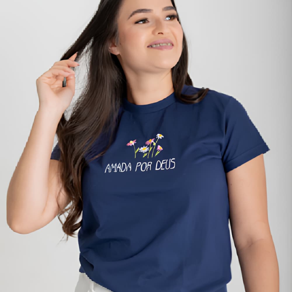 Kit 2 Baby Look Feminina Estampas Variadas