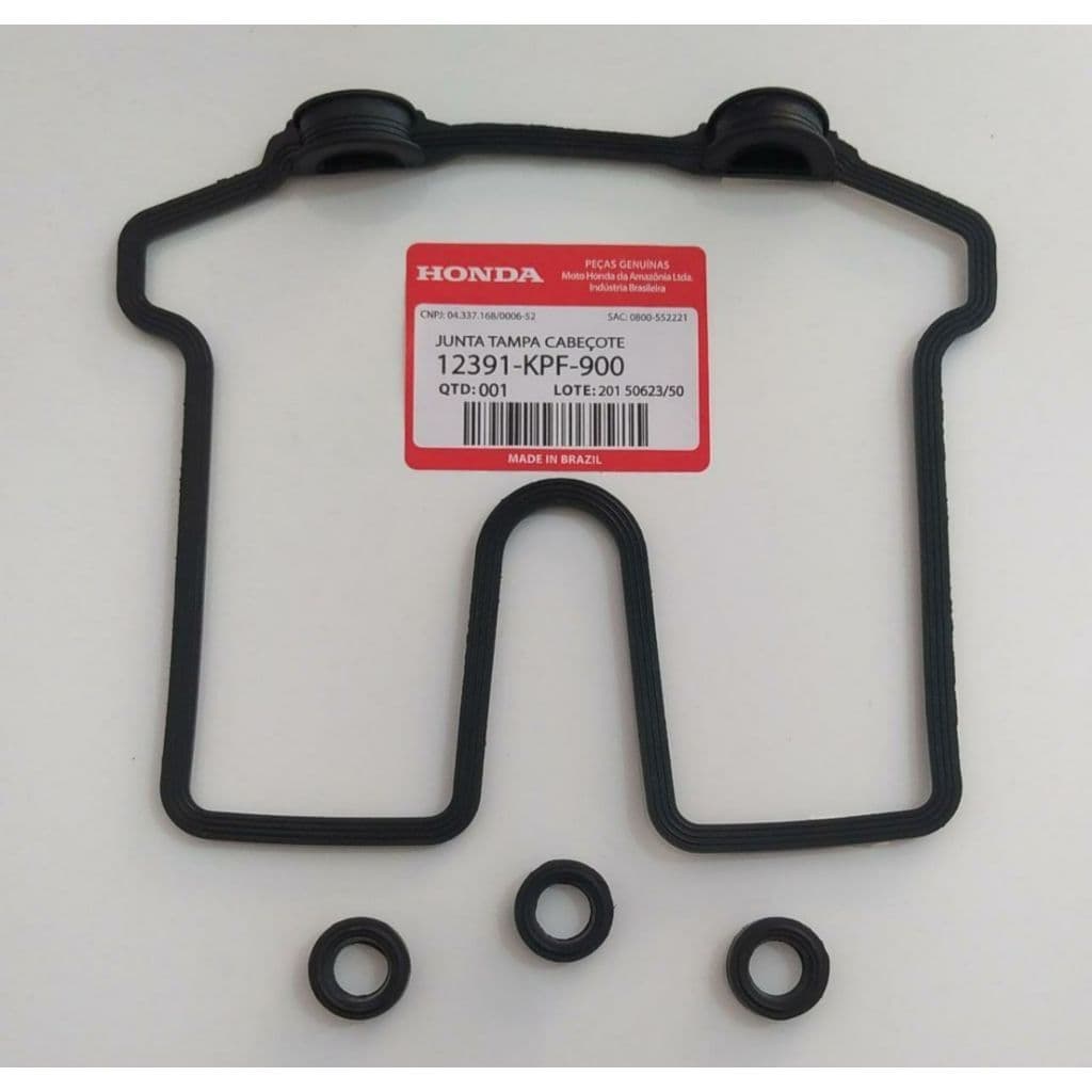 Junta Tampa Válvula Honda CBX 250 Twister XR 250 Tornado Com Coxim