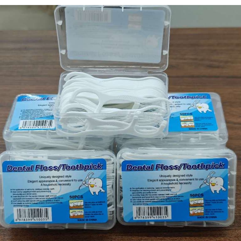 Kit com 600/1200unidades de fio dental arqueado ultrafino para uma limpeza eficaz dos dentes
