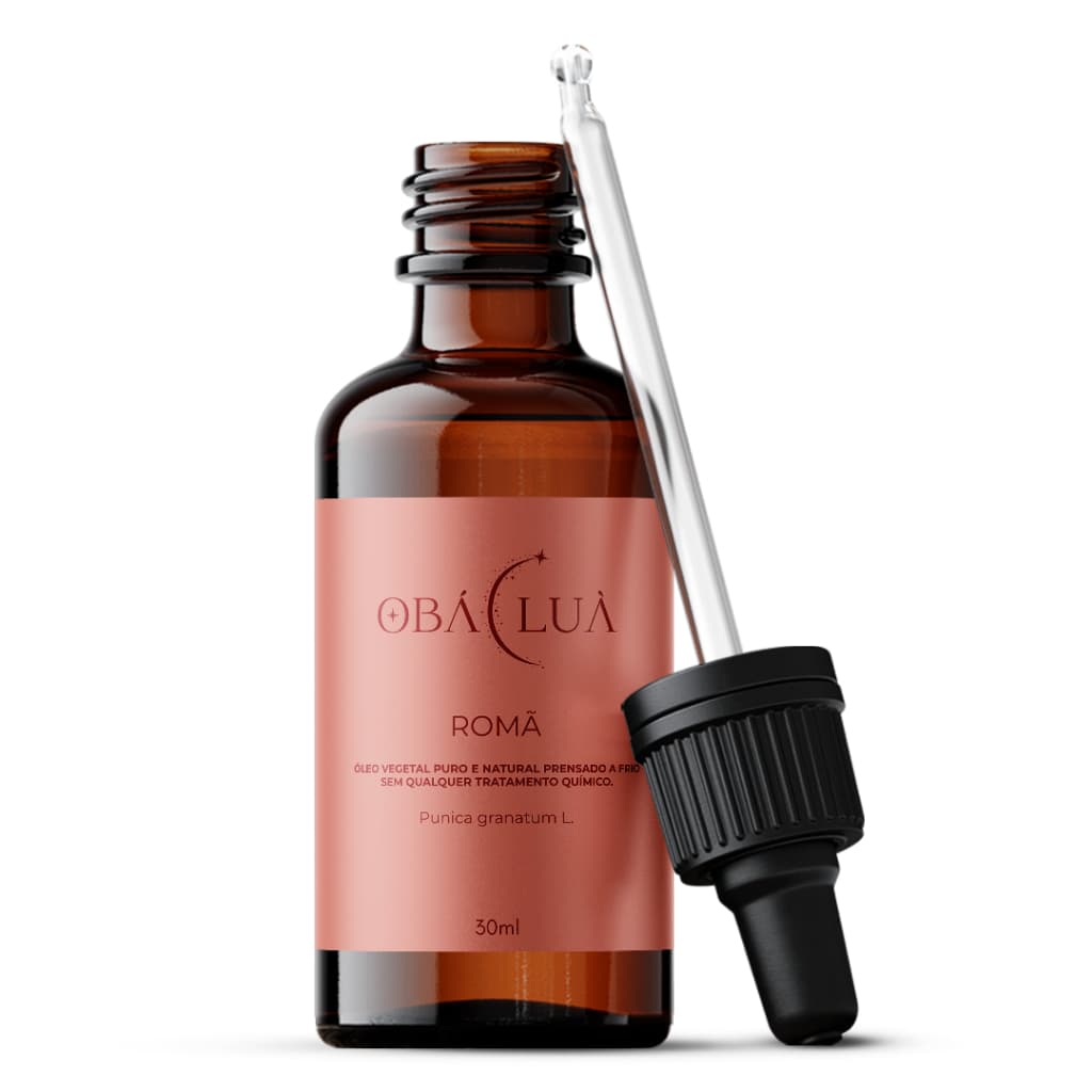 Óleo Vegetal de Romã OBÁ LUÀ 100% Puro – Corporal e Capilar