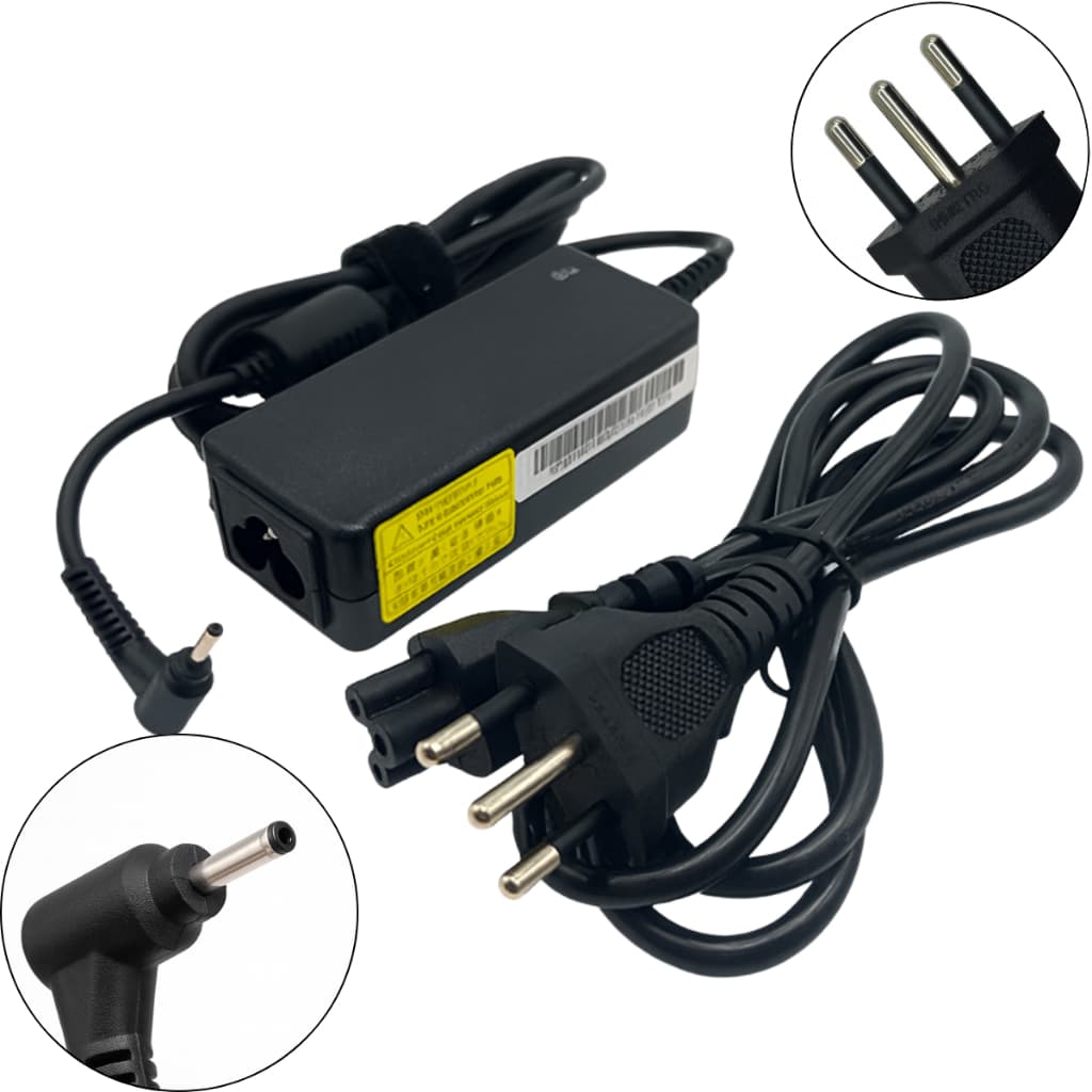 Fonte Carregador Para Notebook Samsung 12v 3.33a 40w - Plug 2.5 x 0.7 MM