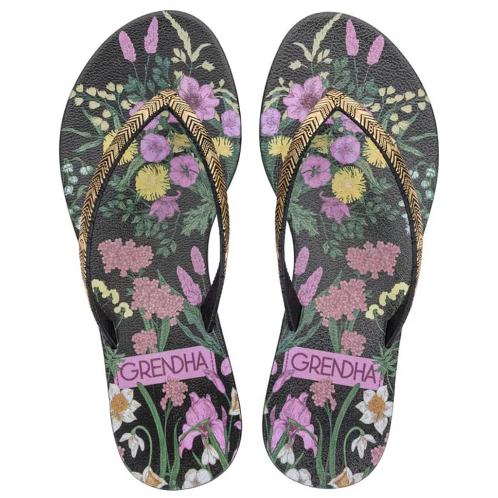 Chinelo Sandália Grendha Amor em Flor Feminina Confortável Rasteirinha Casual Dia a Dia Original