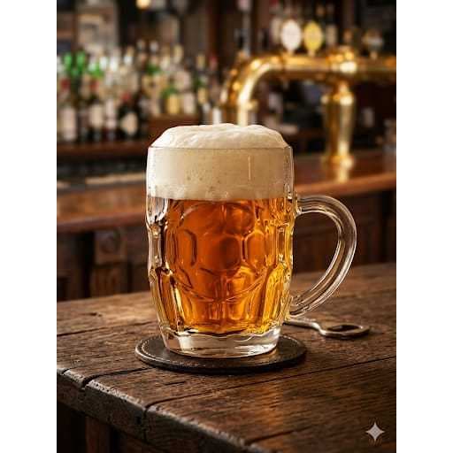 Jogo 2 Canecos De Vidro Cerveja Chopp Otto 260ml Caneca Para Bar Churrasco