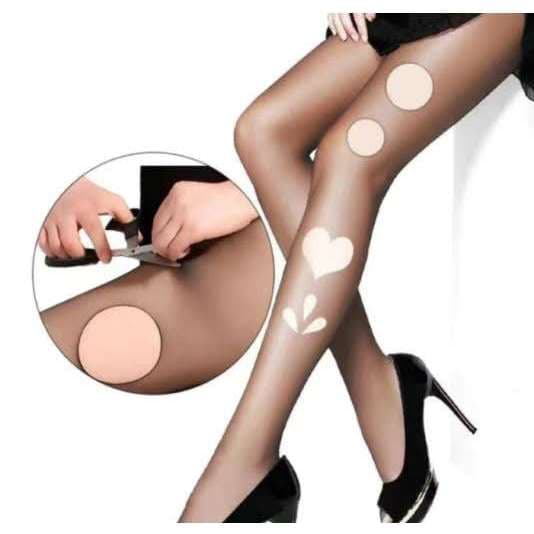 FIO 20 Meia-calça clássica preta para adultos recorte arbitrário Design anti-rasgo para evitar danos.