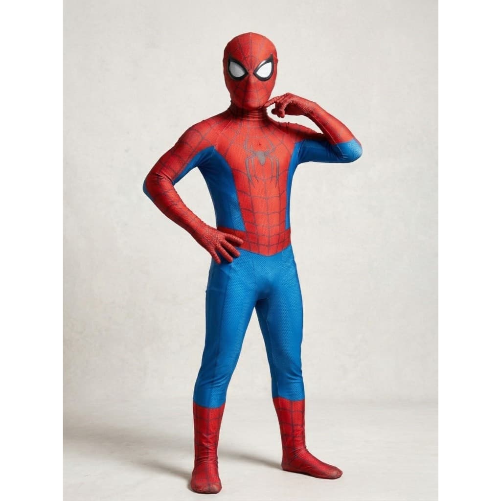 Fantasia Infantil Homem Aranha Filme Um Novo Dia 2026 Spider-Man Traje Premium Novidade Envio Imediato