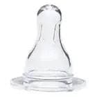 Bico De Mamadeira Universal Silicone Bico Redondo Tetê Fluxo Médio +6 Meses